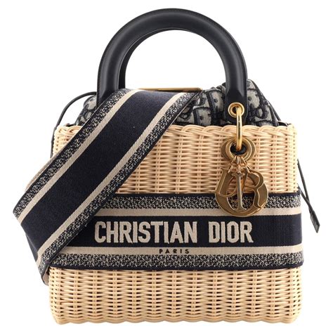 christian dior wicker|Dior wicker bag.